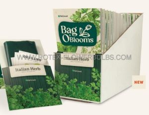 Italian Herb Bag O‘Blooms® Kit: Oregano, Thyme & Parsley Seeds - BBCS4116 (20 Kits x 3)